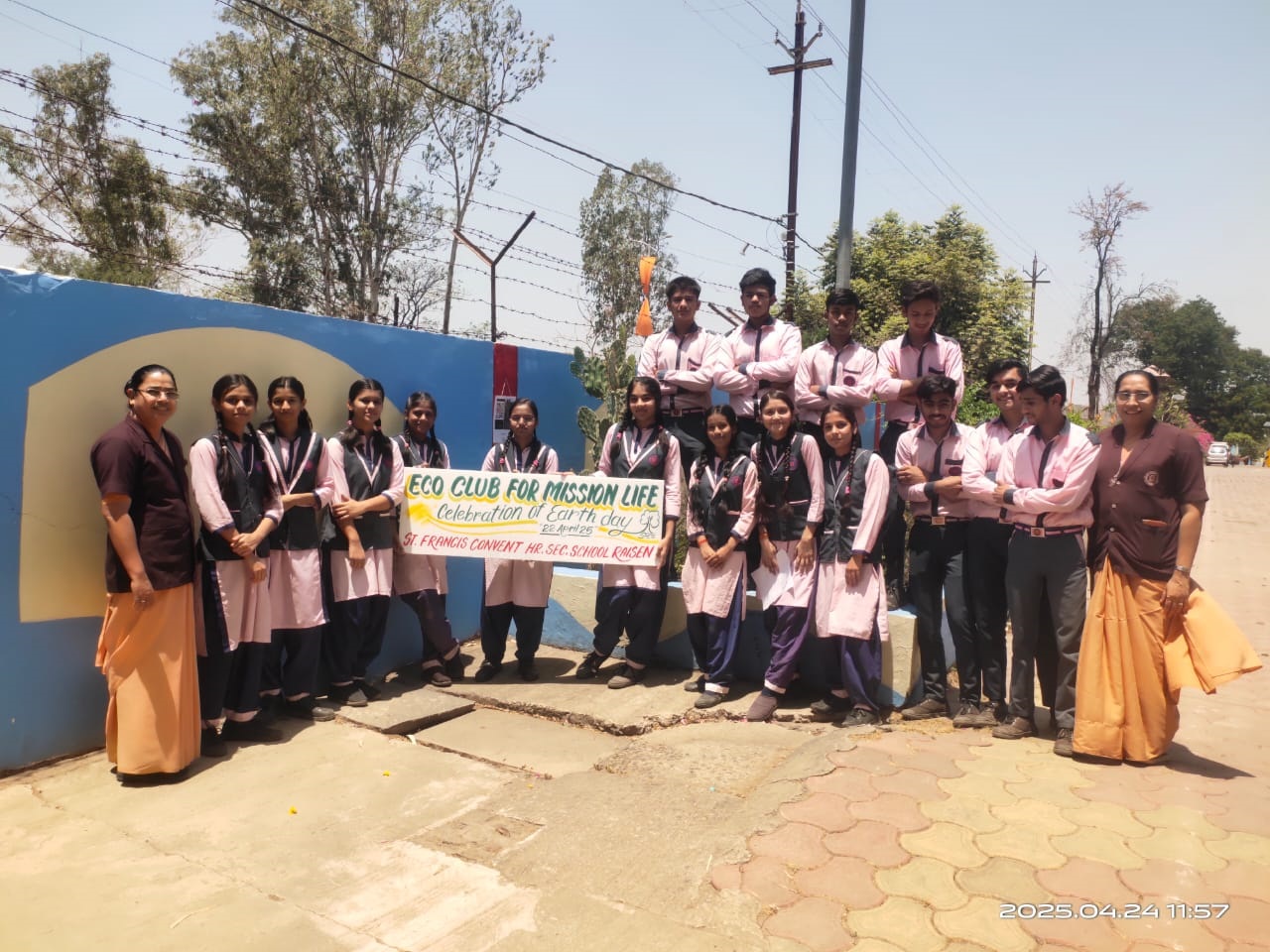 Celebrated World earth day .........